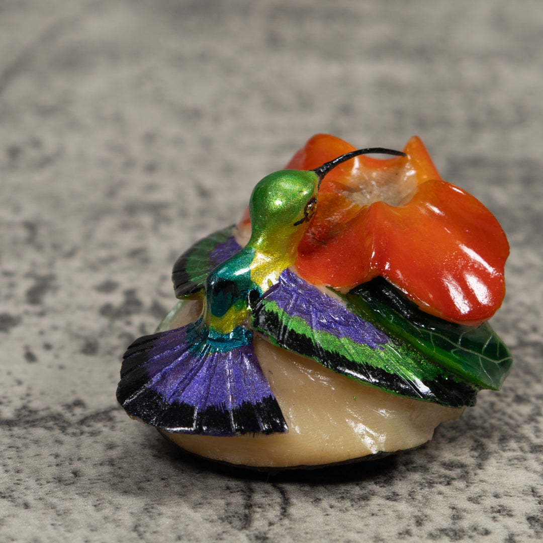 Hummingbird Tagua Carving