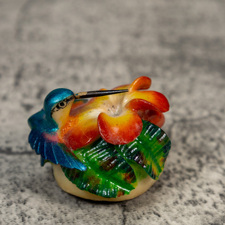 Stupendous Hummingbird Tagua Carving