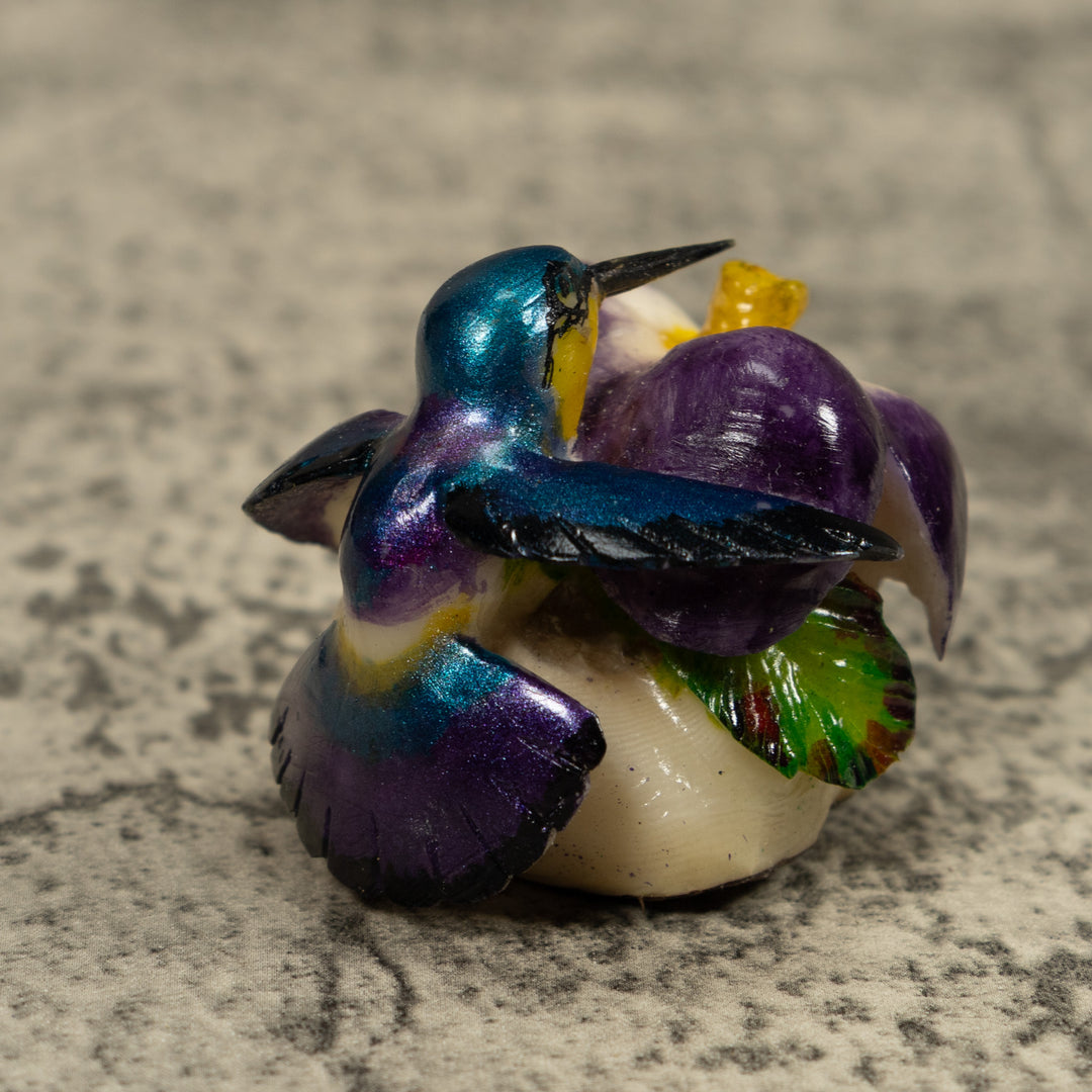 Hummingbird Tagua Carving