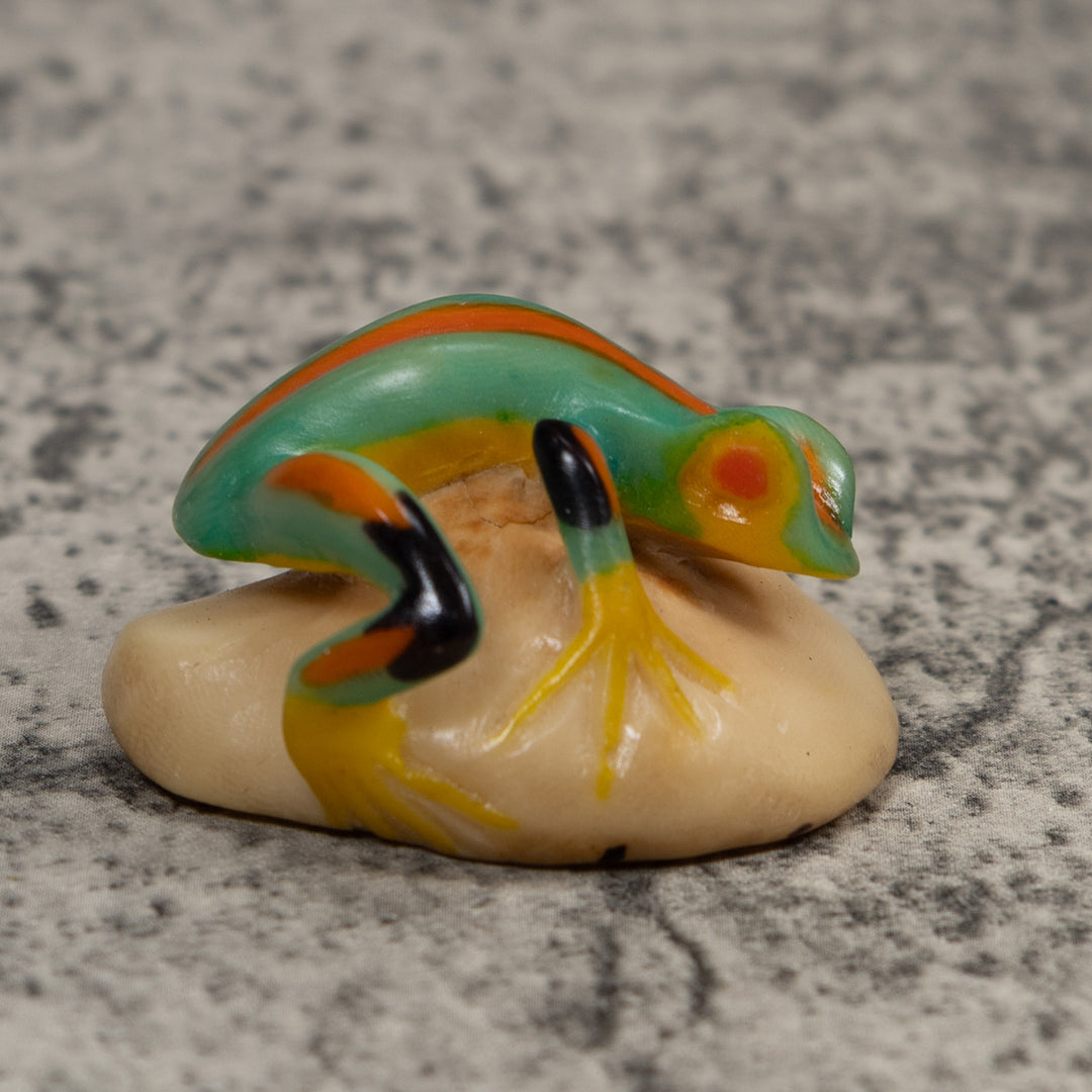 Poison Dart Tagua Carving