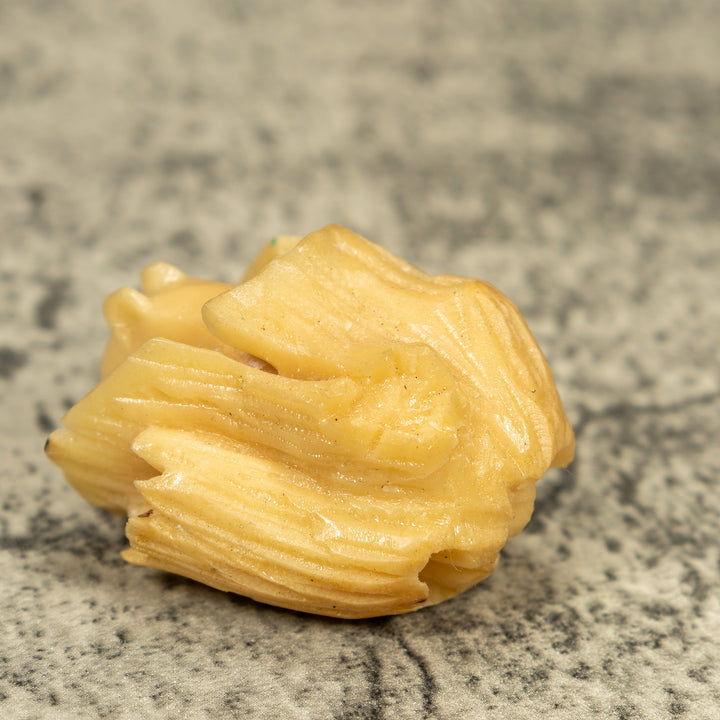 Natural White Neque Agouti And Wood Log Tagua Carving