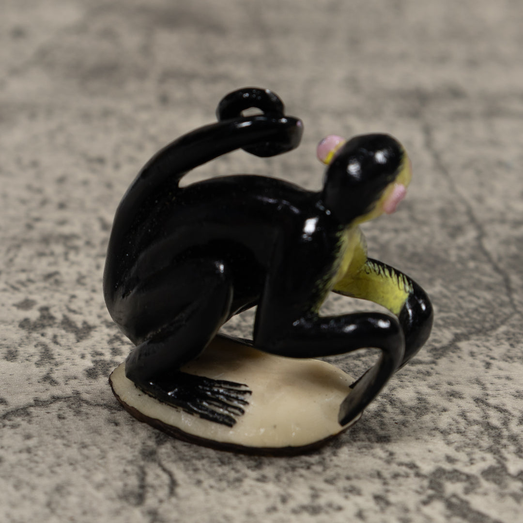 White Face Monkey Tagua Carving
