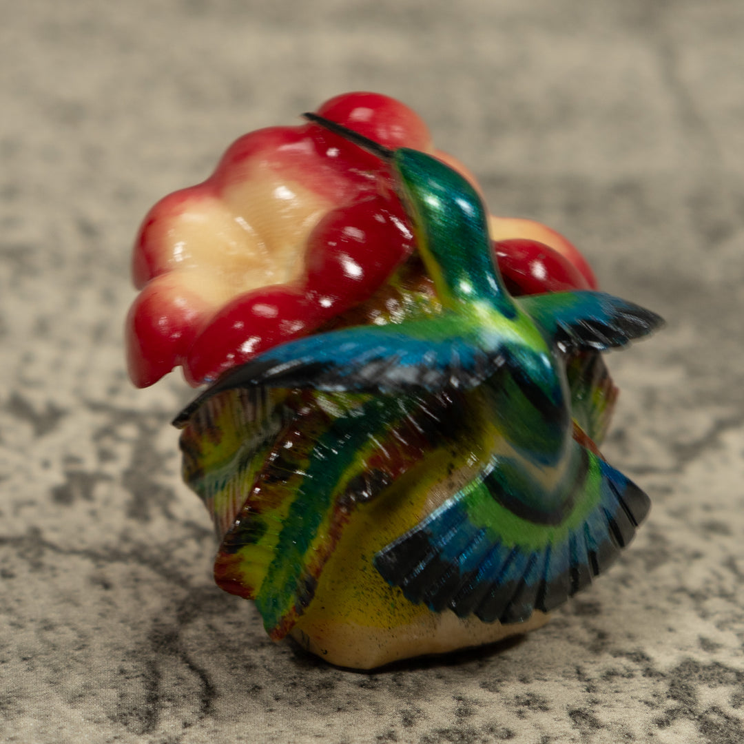 Hummingbird Tagua Carving