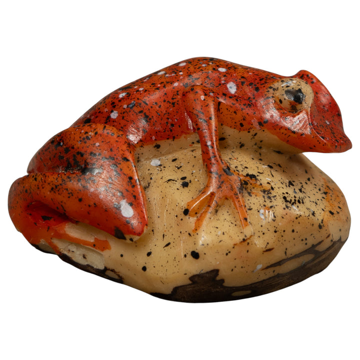 Vintage Frog Tagua Carving