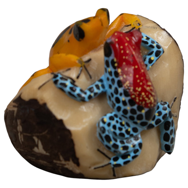Double Poison Dart Frog Tagua Carving