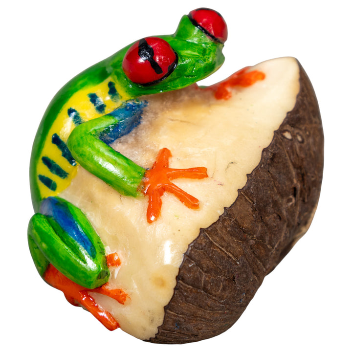 Red-Eye Tree Frog Tagua Carving