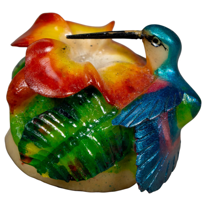 Stupendous Hummingbird Tagua Carving
