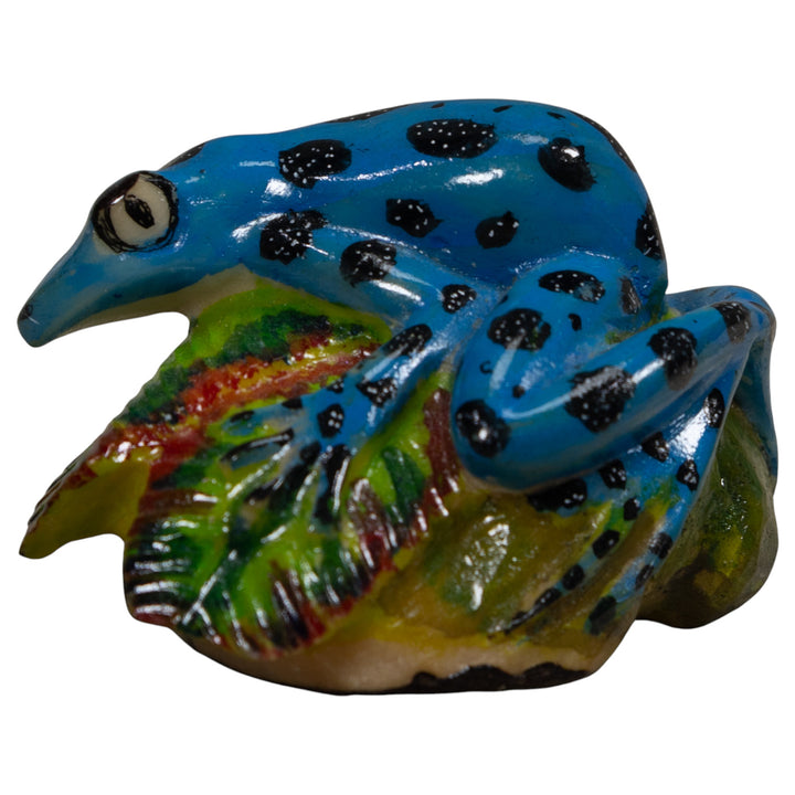 Blue Poison Dart Frog Tagua Carving