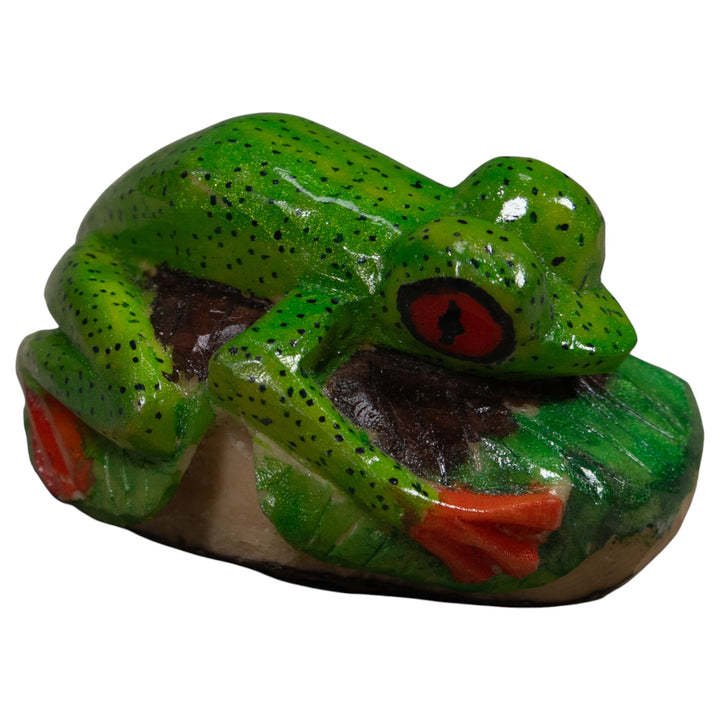 Red-Eye Tree Frog Tagua Carving