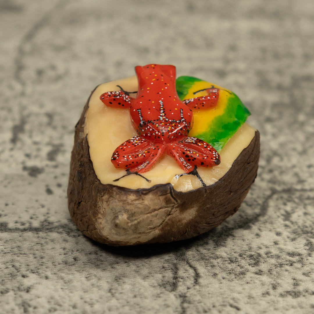 Poison Dart Frog Tagua Carving