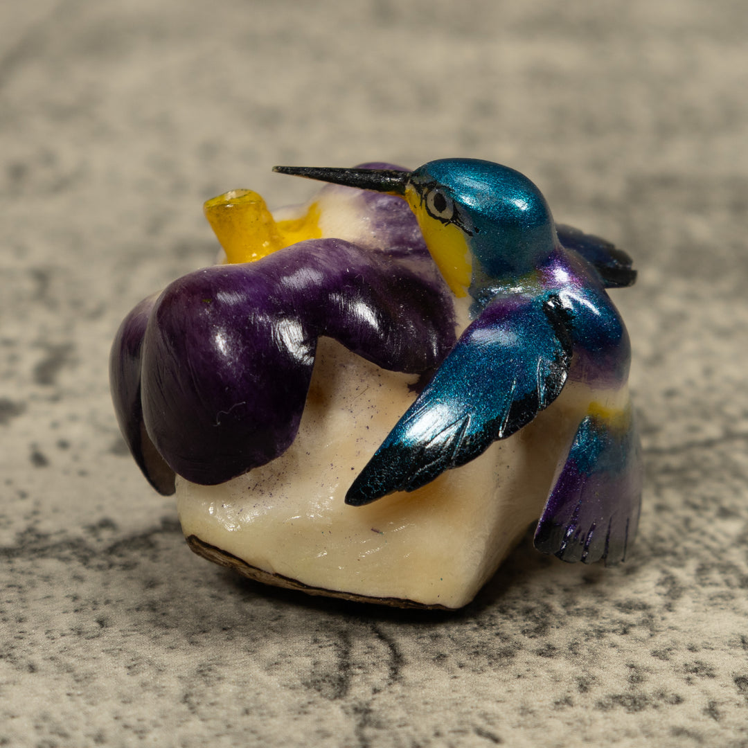 Hummingbird Tagua Carving