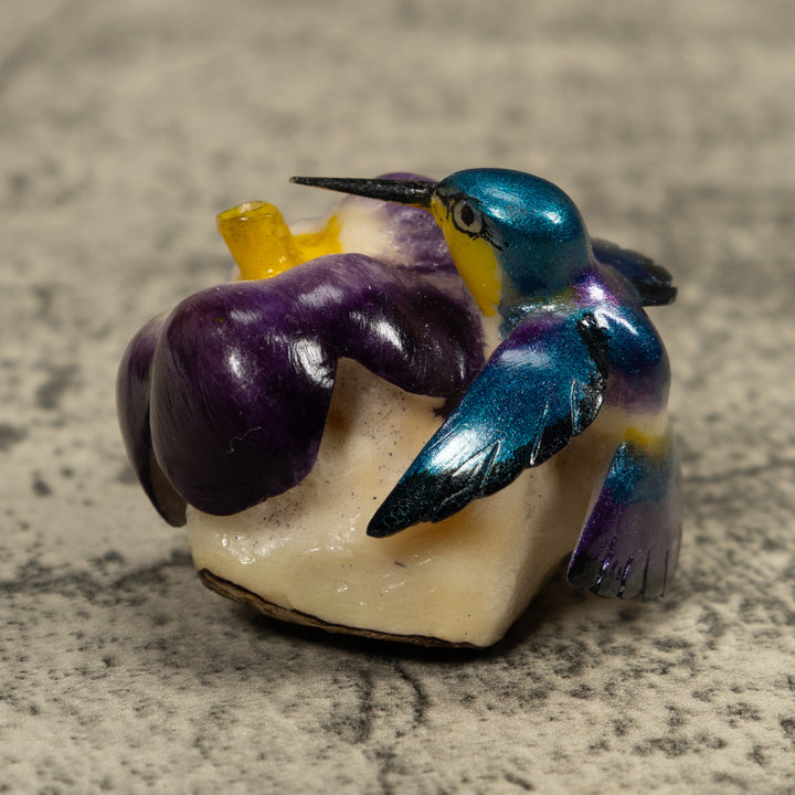 Hummingbird Tagua Carving