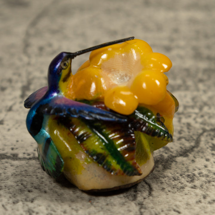 Hummingbird Tagua Carving