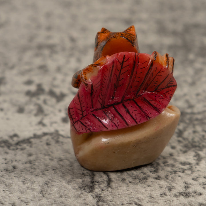 Vintage Frog Tagua Carving