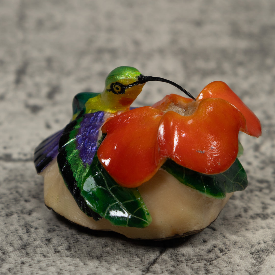 Hummingbird Tagua Carving