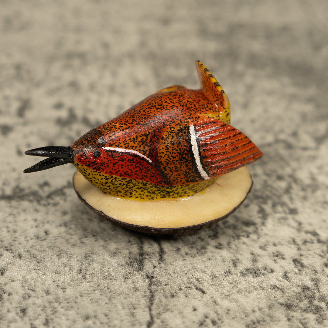 Seed Eater Bird Tagua Carving