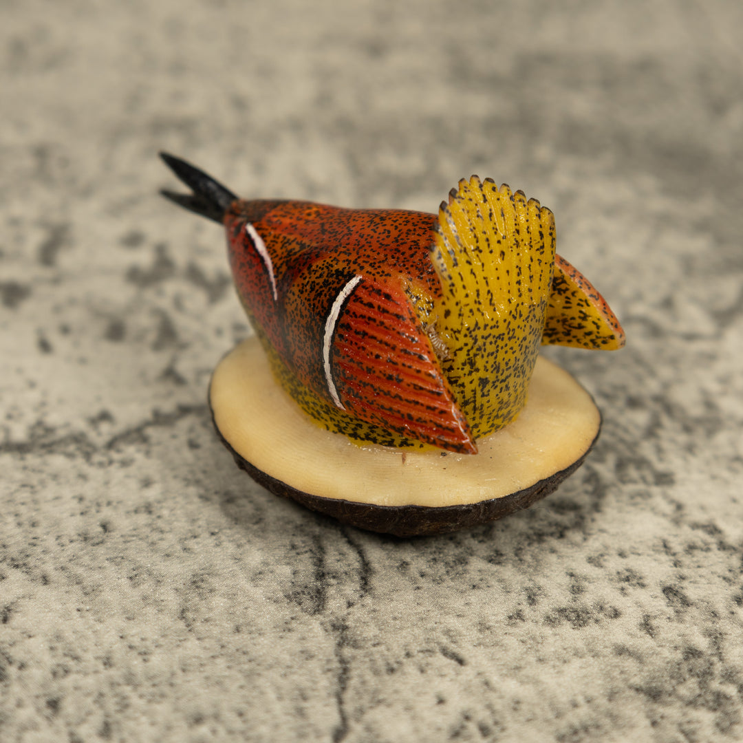 Seed Eater Bird Tagua Carving