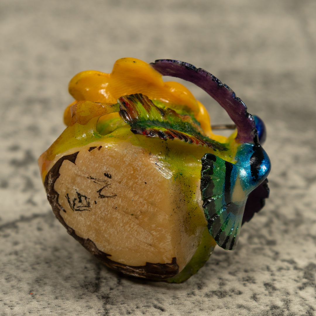 Hummingbird Tagua Carving