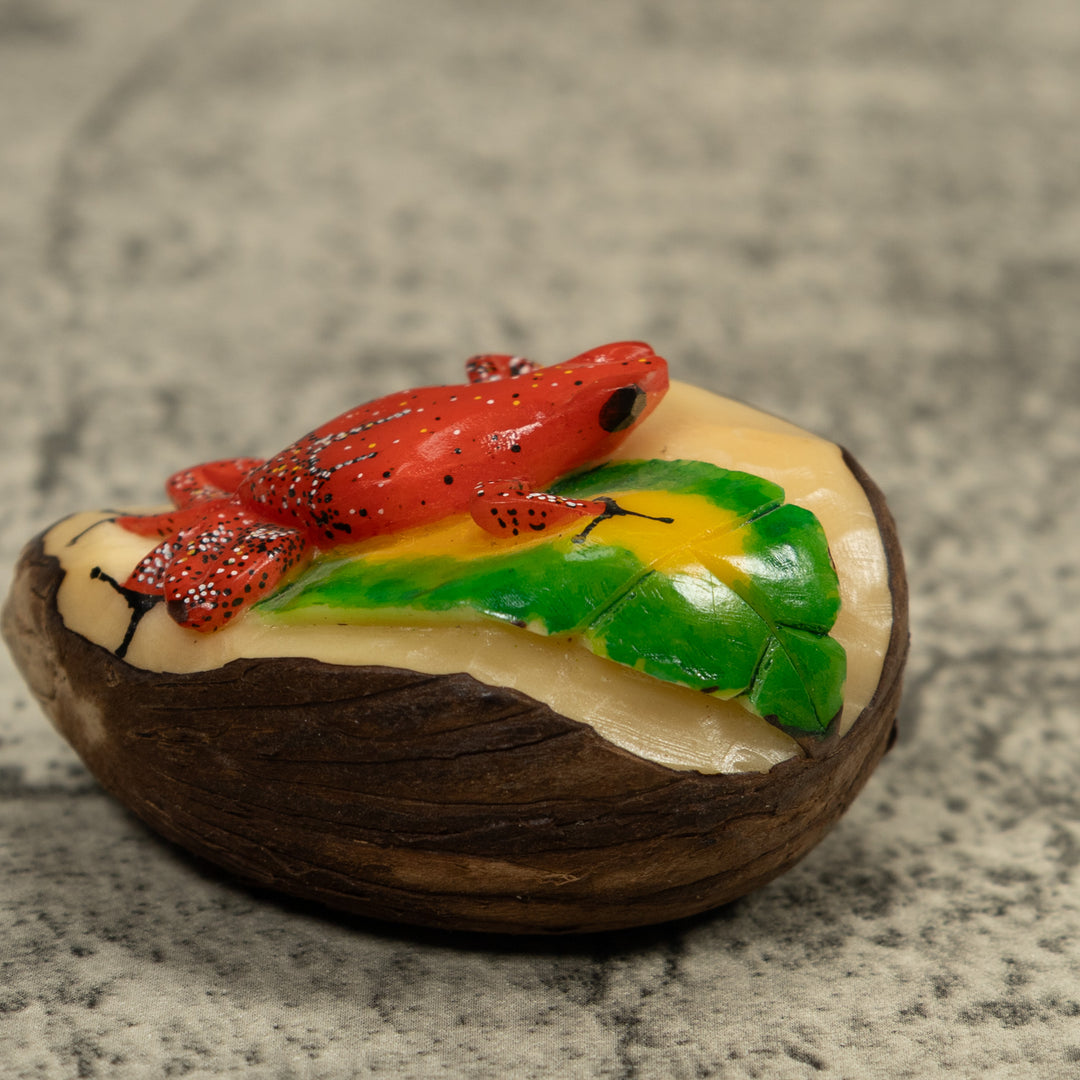 Poison Dart Frog Tagua Carving
