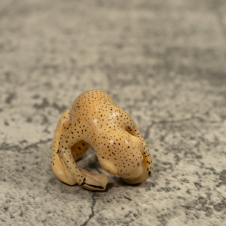 Vintage White Monkey Tagua Carving