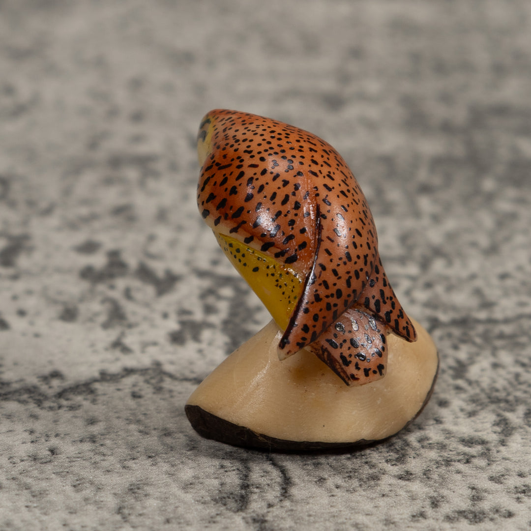 Vintage Bird Tagua Carving