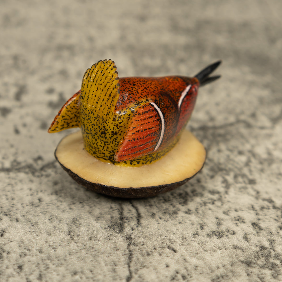 Seed Eater Bird Tagua Carving