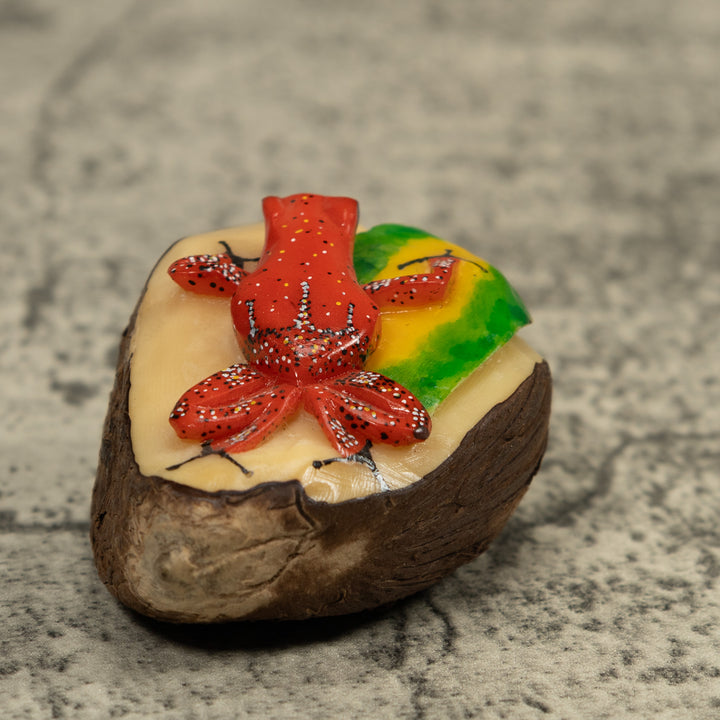 Poison Dart Frog Tagua Carving