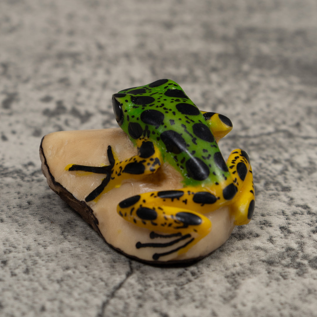 Vintage Frog Tagua Carving