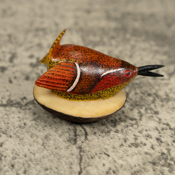 Seed Eater Bird Tagua Carving