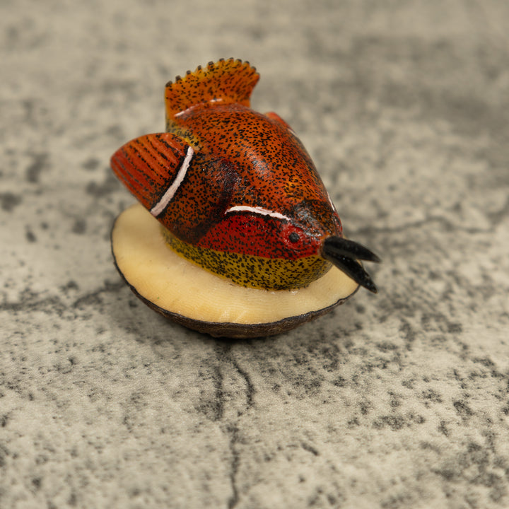 Seed Eater Bird Tagua Carving