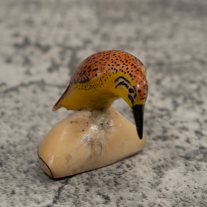 Vintage Bird Tagua Carving