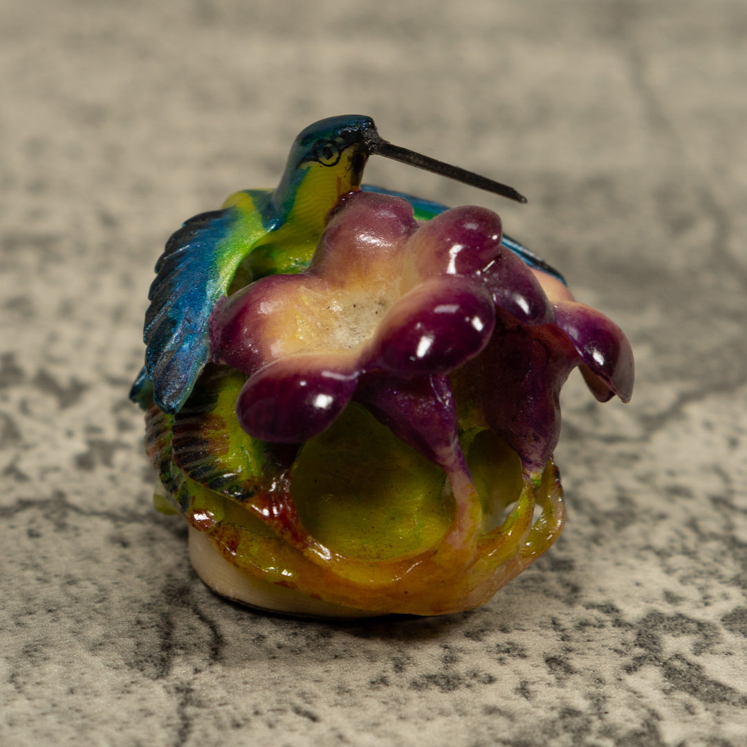 Hummingbird Tagua Carving