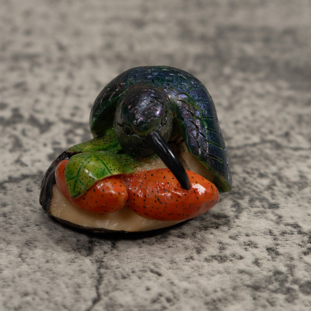 Hummingbird Tagua Carving