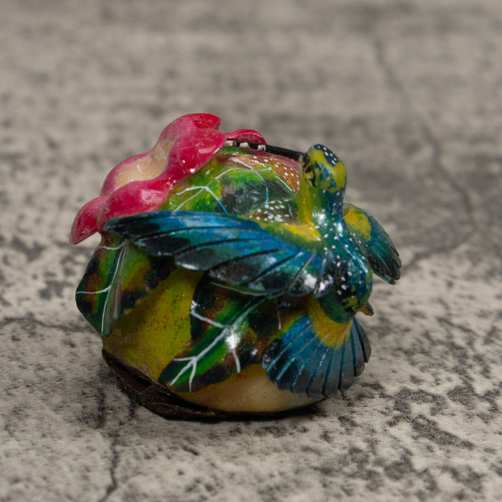 Hummingbird Tagua Carving