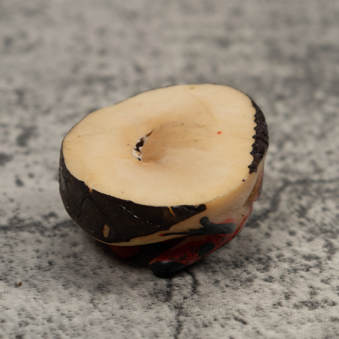 Vintage Poison Dart Frog Tagua Carving