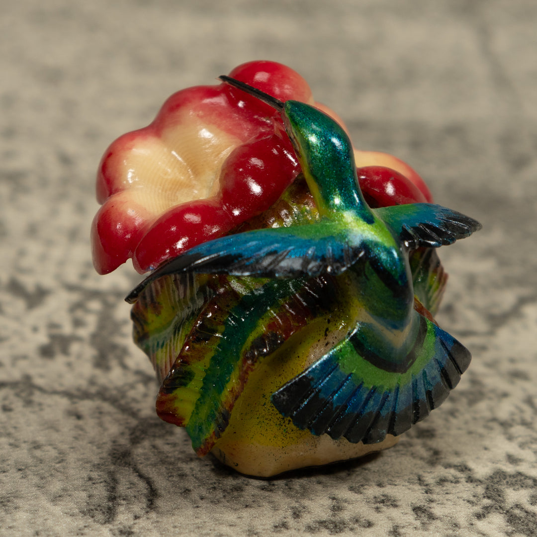 Hummingbird Tagua Carving