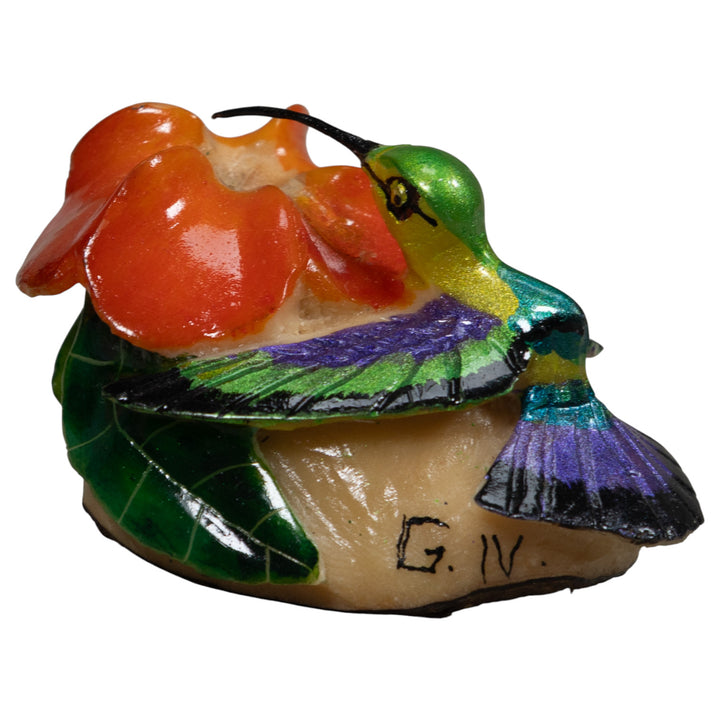 Hummingbird Tagua Carving