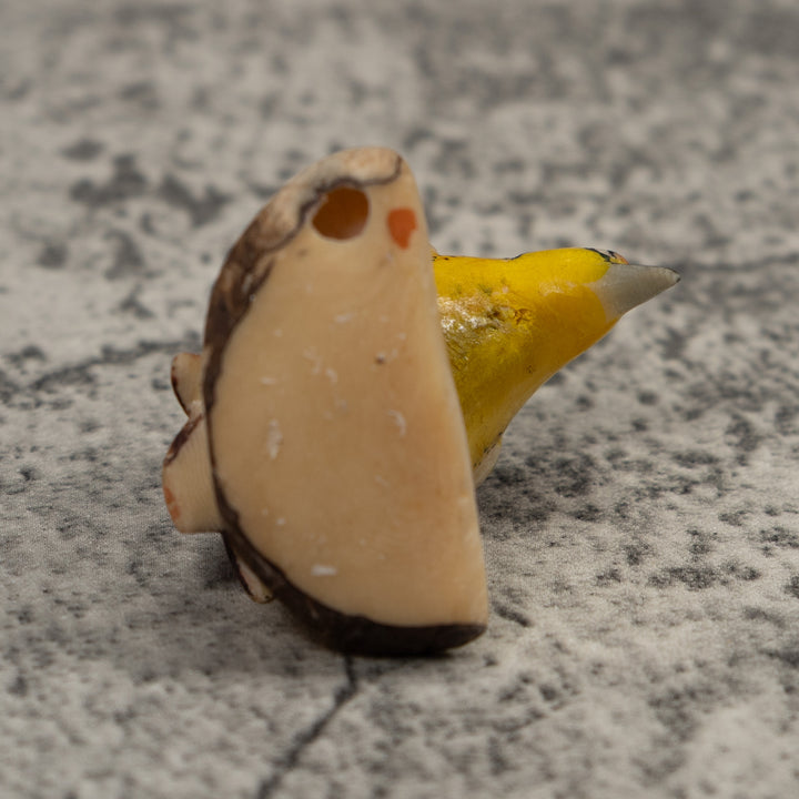 Vintage Bird Tagua Carving