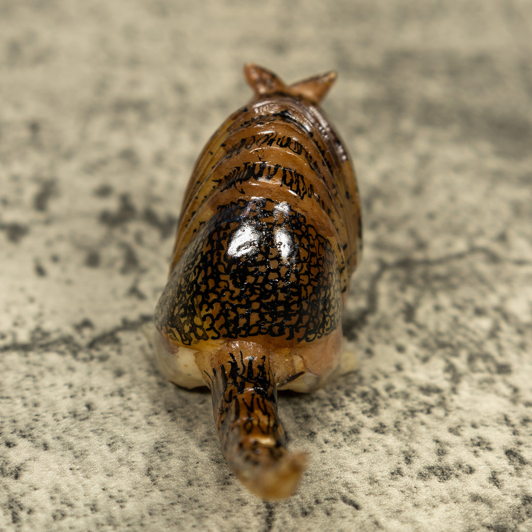 Vintage Armadillo Tagua Carving