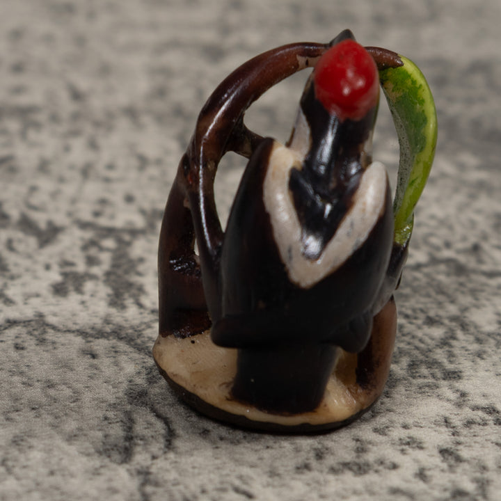 Woodpecker Bird Tagua Carving