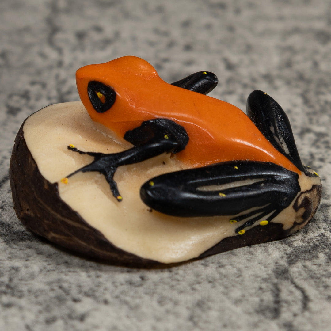 Poison Dart Frog Tagua Carving