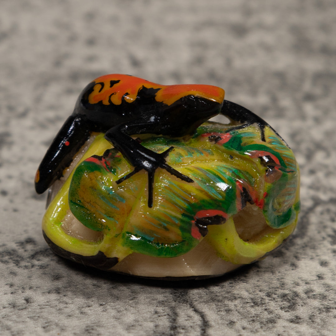 Poison Dart Frog Tagua Carving