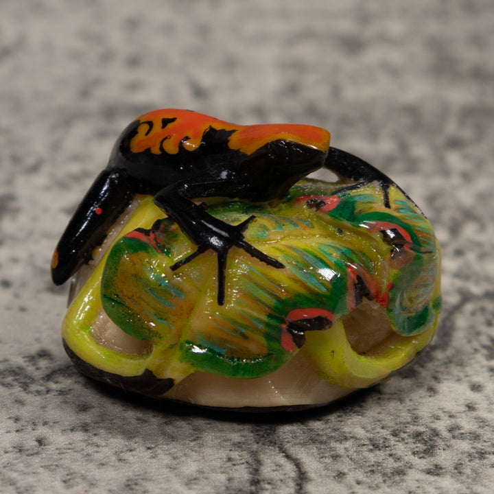 Poison Dart Frog Tagua Carving
