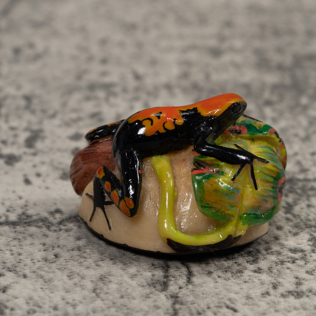Poison Dart Frog Tagua Carving