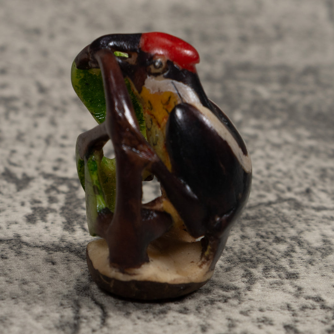Woodpecker Bird Tagua Carving