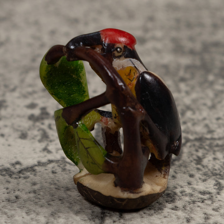 Woodpecker Bird Tagua Carving