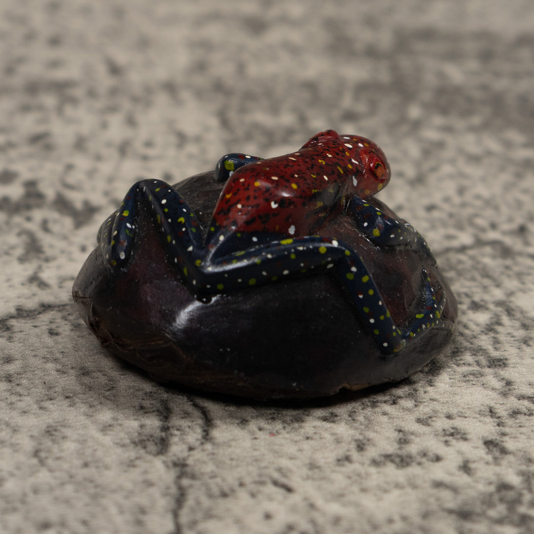 Vintage Frog Tagua Carving