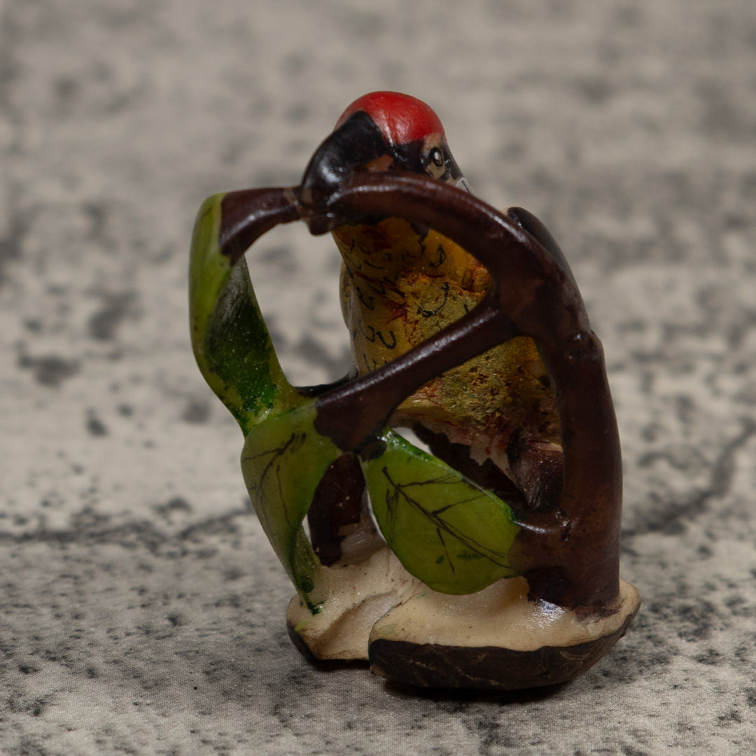 Woodpecker Bird Tagua Carving