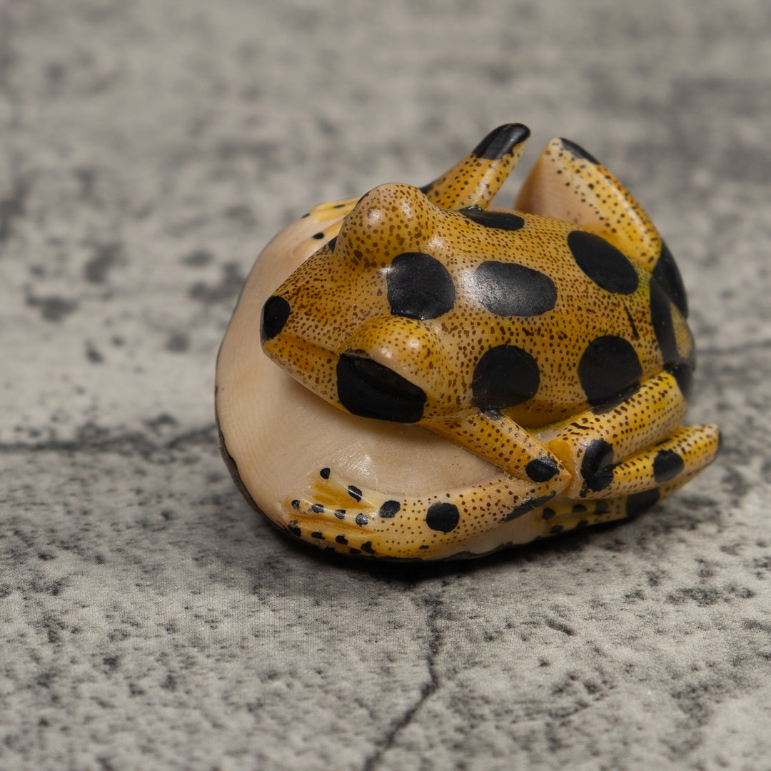Poison Dart Frog Tagua Carving