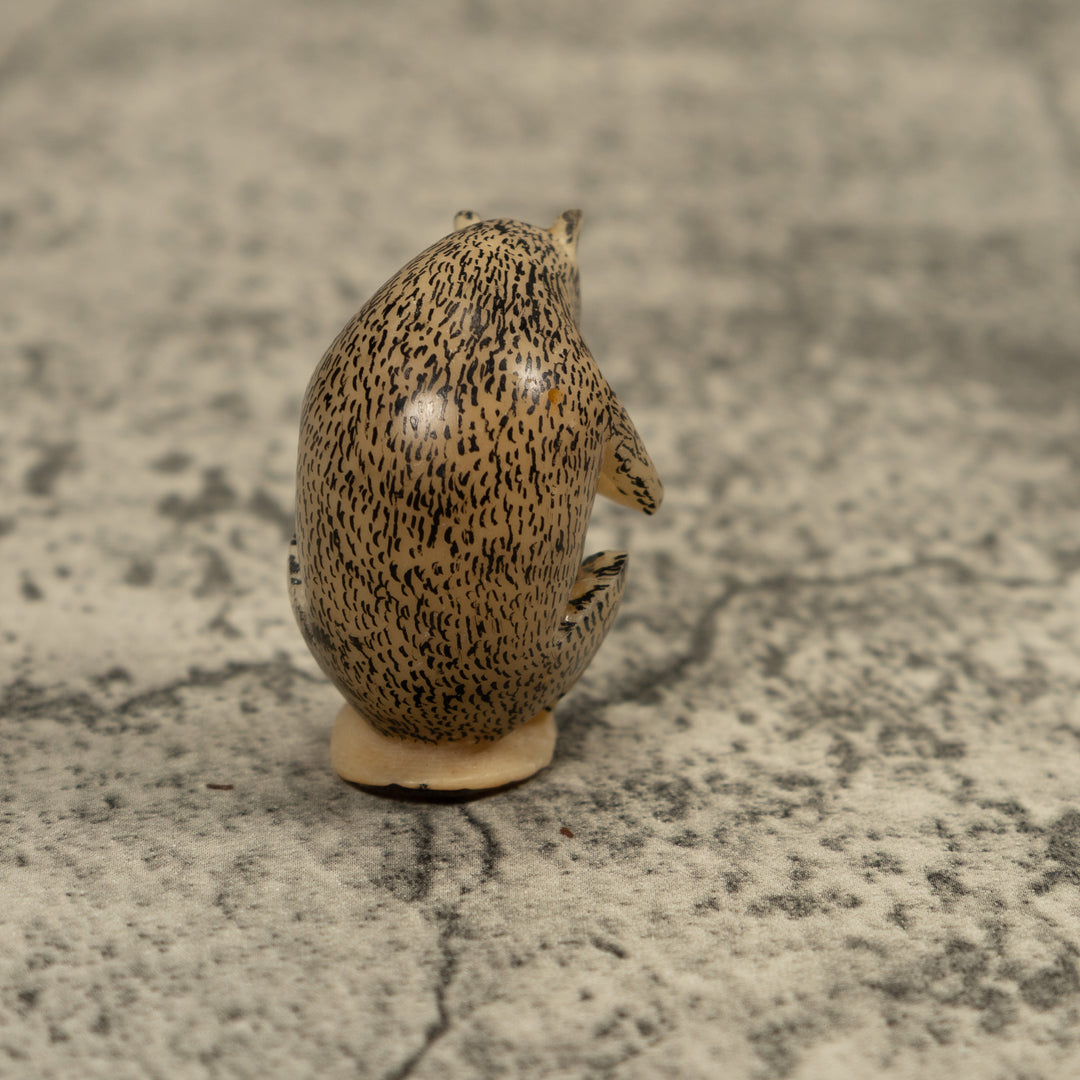 Vintage Jungle Critter Tagua Carving